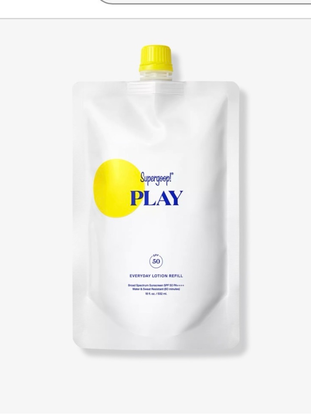 Super goop 18 oz refill sunscreen